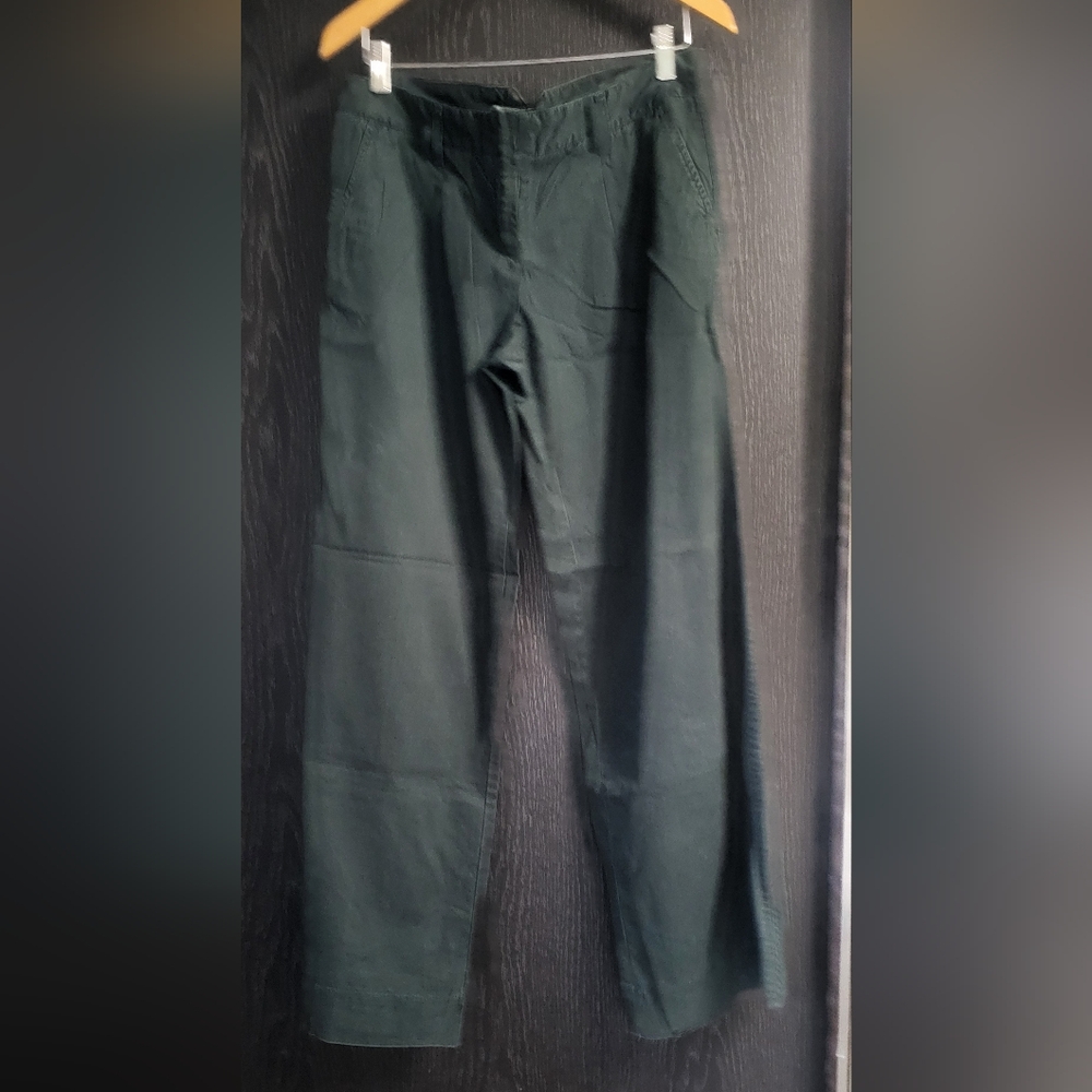 Tommy Hilfiger Vintage Forest Green Wide Leg Pants